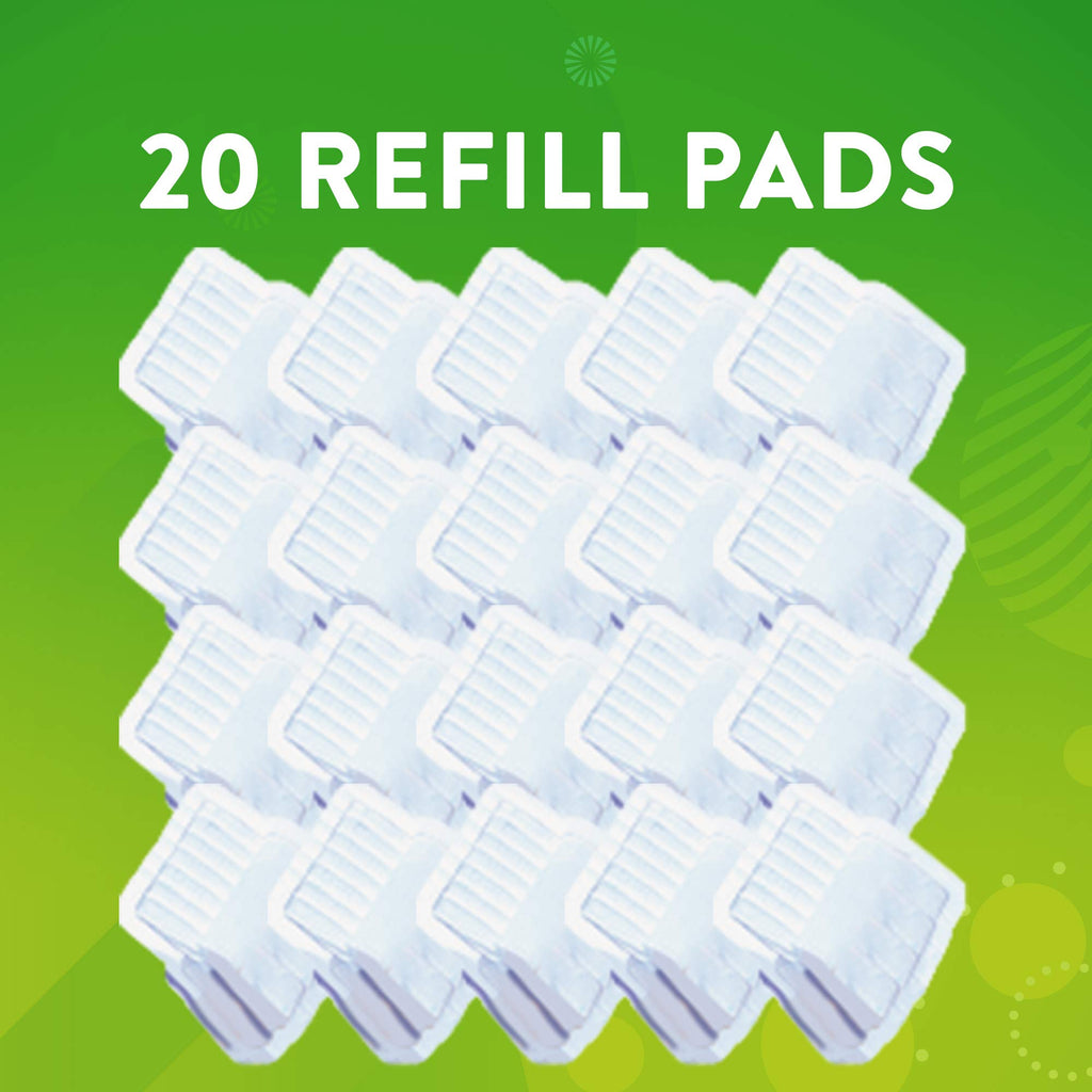Scrubbing Bubbles Flushable Toilet Bowl Wand Cleaner Refills, Fresh Brush Cleaner Toilet Refill Pads, Removes Limescale & Odors, Citrus Scent,20 Count (Pack of 4)