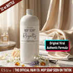 R&W CO. Original 32 oz Premium Mop Soap Royalty Scented, Gentle Floor Cleaner for all Surfaces, Non-Toxic, Pet and Skin Safe Formula, Streak-Free Shine
