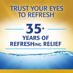 Refresh OPTIVE MEGA-3 PF Lubricant Eye Drops Preservative-Free Artificial Tears, 0.33 fl oz (10mL) (Pack of 2)
