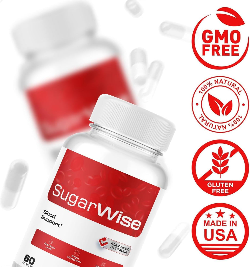 (2 Pack) Sugar Wise Capsules - The Official Support Capsules, All Natural Premium Advanced Formula, Multivitamin Support for Health & Wellness Reviews, 120 Capsules for 2 Months