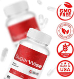 (2 Pack) Sugar Wise Capsules - The Official Support Capsules, All Natural Premium Advanced Formula, Multivitamin Support for Health & Wellness Reviews, 120 Capsules for 2 Months
