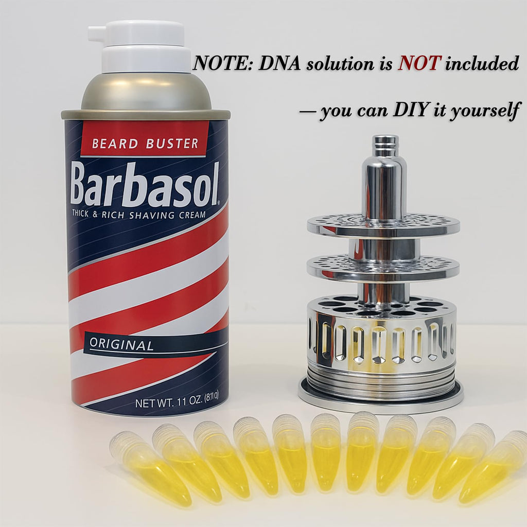 Dinosaur DNA Decorative Canister Movie Prop for Dinosaur Fans Collectors