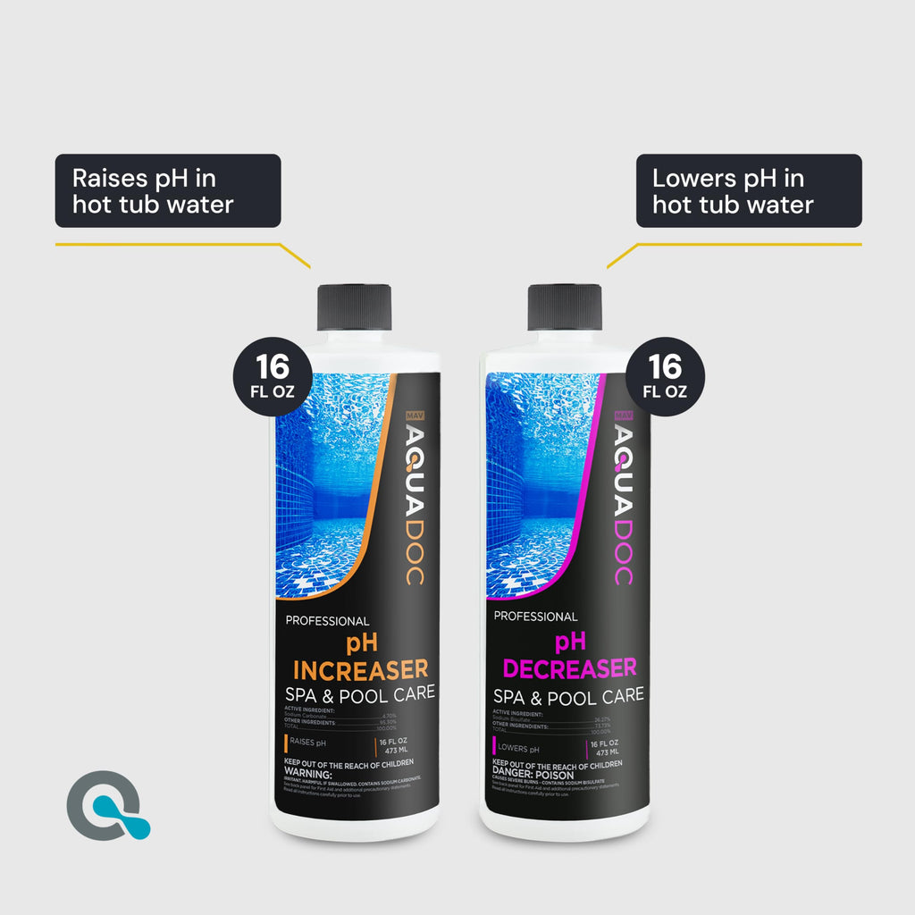 Hot Tub Chemicals Starter Kit - Chlorine Spa Starter Kit Chemicals for Hot Tub - Convenient Hot Tub Starter Kit & ph Control Kit - Effective Chlorine pH Balancer & Inflatable Hot Tub Chemical Kit