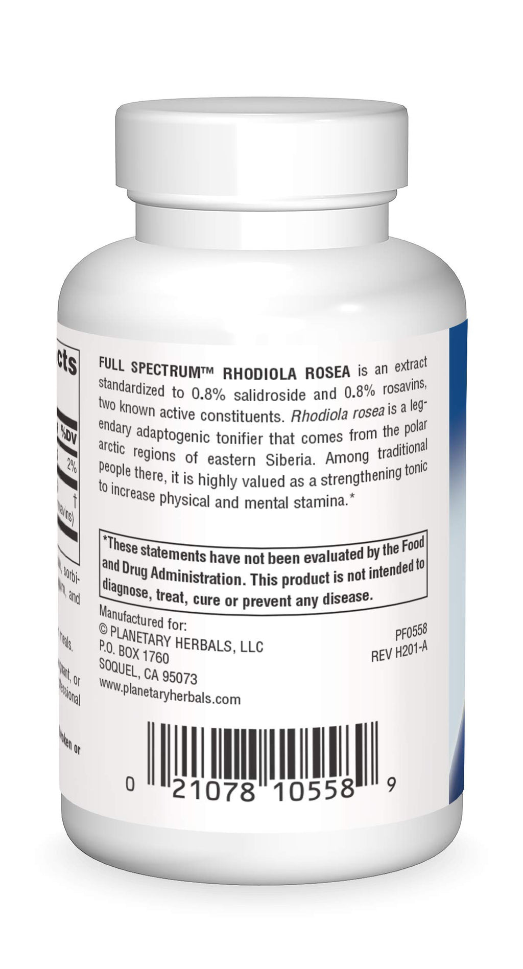 Planetary Herbals Rhodiola Rosea Extract Full Spectrum 327mg, Adaptogen for Physical & Mental Stamina,120 Tablets
