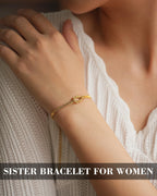Sister Gifts, Sisters Birthday Jewelry Gifts from Sister Knot Bracelet