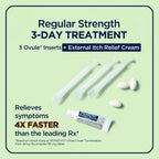 Monistat 3-Day Yeast Infection Treatment, Miconazole Ovule Inserts + Cream