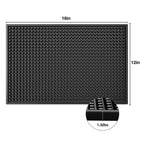 PEAKCLOUDS Bar Mat for Home BarDrink Mat for Countertop 18" x 12" 2pcs
