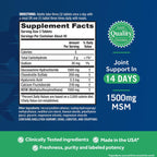 Move Free Advanced Plus MSM Coated Tablets, Joint Health Supplement with Glucosamine and Chondroitin, 120 Count, Pack of 2