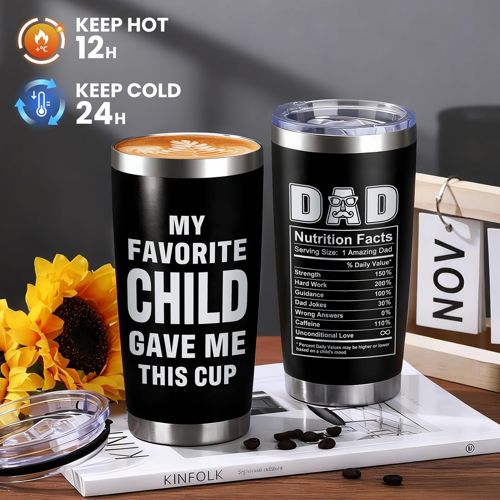Gifts for Dads Birthday Funny Dad Gifts from Daughter Son Kids Cool Father Happy Birthday Gift Ideas for Dads Presents Basket for Best Dad Ever, Daddy Father Gift Stuff for Christmas, Fathers Day