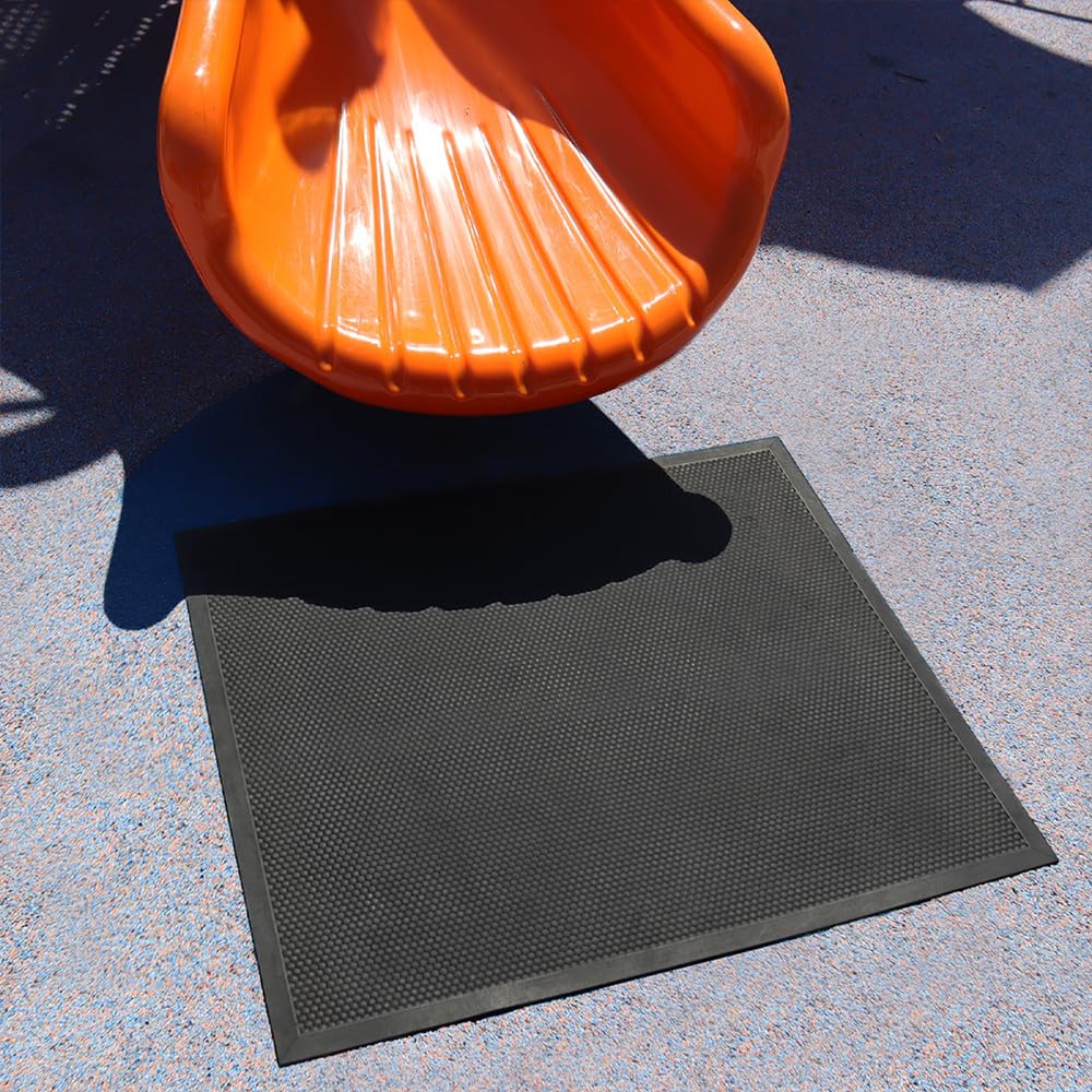 Rubber-Cal Playground Slide Landing Mat - 29" x 32"