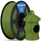 iSANMATE ASA Filament 1.75mm Army Green 1KG, UV & Weather Resistant 3D Printer Filament Perfect for Outdoor Functional Parts, Dimensional Accuracy +/- 0.02mm, 1kg Spool (2.2lbs)