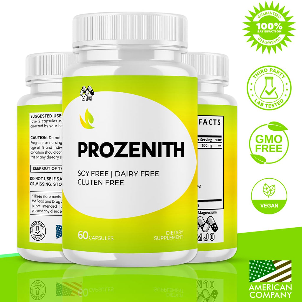 (2 Pack) Prozenith Capsules, Official Prozenith Supplement with All Natural Ingredients, Pro Zenith Advanced Formula Wellness Support Pills Maximum Strength Vitamin for Men and Women (120 Capsules)