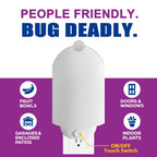 Flying Insect Trap (1 Starter & 3 Refill Cartridges), Plug-in Fly Trap for Home, Kitchen, Living Room – UV Light Indoor Bug Catcher for Gnats, Fruit Flies, Mosquitoes, and Moths
