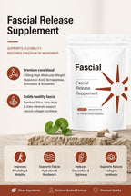 Fascial Release Supplement, Premium HA, Connective Support, 120 Capsules