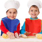 Juinipe 12 Pcs Art Smock for Kids Waterproof Painting Aprons Sleeveless Children with Pockets Age 3 to 8 Paint Craft Activity?Multicolor?