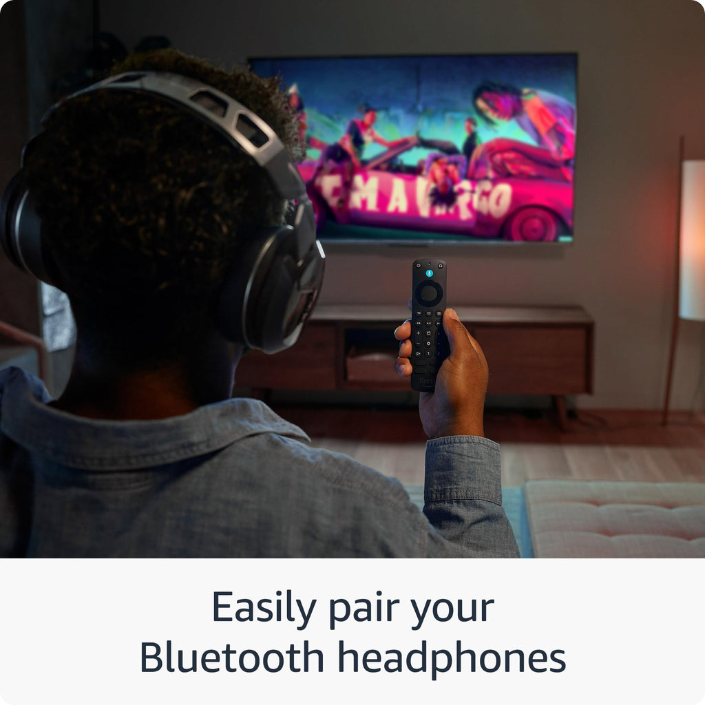 Amazon Fire TV Alexa Voice Remote Pro (newest model) with remote finder, TV controls, and backlit buttons