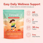 Treuil Gummies,Novexa Gummies,for Bone Health & Daily Vitality Support，60 Count