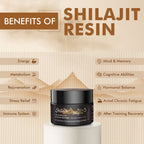 Hima Shilajatu Shilajit Purest Himalayan Organic Shilajit Resin - Gold Grade 100% Purity Shilajit with Fulvic Acid & 85+ Trace Minerals Complex for Energy & Immune Support, 30 Grams (2 Months Supply)