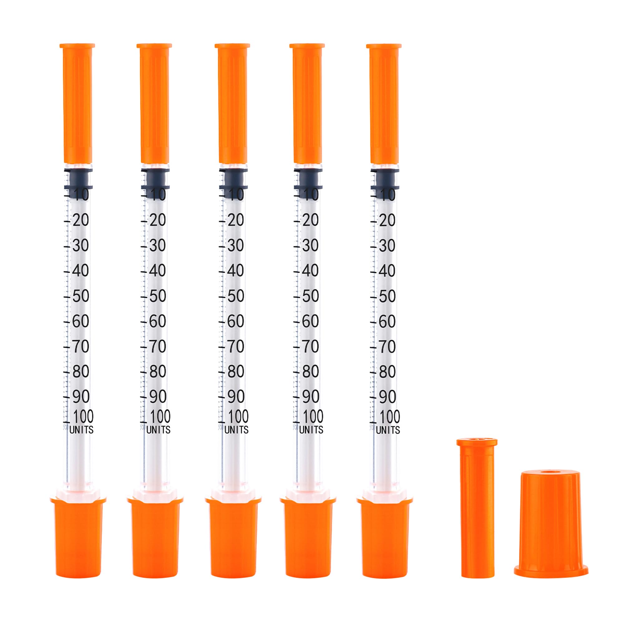 20pack 1cc Syringes with 32G 1/4 Inch-6mm U-100