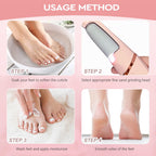 Nuve Smooth Pedicure Wand, Electric Callus Remover for Feet, Portable Smooth Pedicure Stick, Callus Removal Tool, Waterproof, for Treating Dry Cracked Heels, Calluses and Dead Skin.