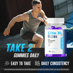 Elite XL Boost Gummies - Official EliteXL Boost Advanced Premium Formula Support Maximum Strenght, All Natural Ingredients Vitamins for Overall Health & Wellness, 60 Gummies for 1 Month