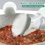 Soap Dispensing Dish Brush Refills, 6 Pack Dish Brush Replacement Head for Steel Soap Dispensing Dish Brush