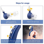 Rechargeable Hearing Aid for Seniors, LIGINN Hearing Amplifier Aids, Sound Amplifier Device with Noise Cancelling,Digital Ear for Hearing Loss Tinnitus,Invisible Ear with Volume Control