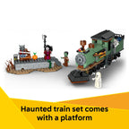 LEGO Creator 3 in 1 Haunted Mansion Building Toy for Kids - Halloween Building Blocks & Learning Toy for Girls & Boys, Ages 9+ - Build a Haunted House, Train, or Ship - Gift for Birthdays - 31167