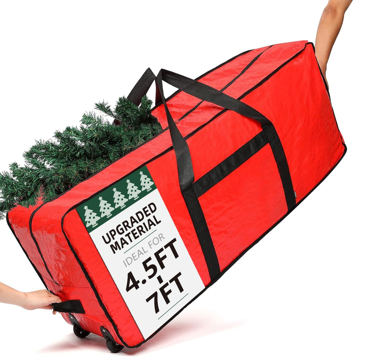 HOMEST Christmas Tree Storage Bag, Fits for 4.5-7 ft Xmas Artificials