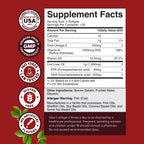 Icelandic Wild Caught Cod Liver Oil Softgels - Fish Omega 3, EPA, DHA, Vitamin D & A, 1000mg Per Serving - Burpless Capsules for Healthy Heart, Healthy Joints, Brain & Immune Support - 240 Count