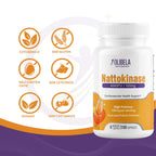 OLIBELA Nattokinase 4000FU 180 Capsules Vegan, Non-GMO – Nattokinase Enzymes Supports Circulatory Wellness, Cardiovascular Health and Healthy Blood Flow | 6-Month Supply*