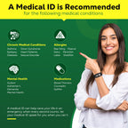 Upgraded Medical Bracelets Men Women with QR Code Medical Alert ID Bracelet