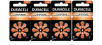 Duracell Hearing Aid Batteries Orange Size 13, 32 Count Pack, 13A Size Hearing Aid Battery with Long-Lasting Power, Extra-Long EasyTab Install for Hearing Aid Devices