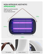 Buzbug LED Bug Zapper Indoor, 50000 H Long-Lasting LED, Energy Saving & Dual Band Attraction, High-Voltage Electric Mosquito Zapper, Fly Trap Mosquito Trap, Fly Killer -MA015B
