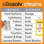 Citra Solv Concentrated Household Cleaner & Degreaser -Valencia Orange Scent 8 fl oz Safe, Effective, and Versatile Cleaning Solution, Natural Ingredients Non Toxic,Biodegradable, Made in USA (2)