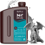 SUNLU ABS-Like 3D Printer Resin 2.0, 14K 3D Resin, Superior Precision, for Detail Printing Miniatures, Smooth Matte Surface, Suit for most LCD Printer, 405nm UV Curing Photopolymer 3D Resin, 2KG, Grey