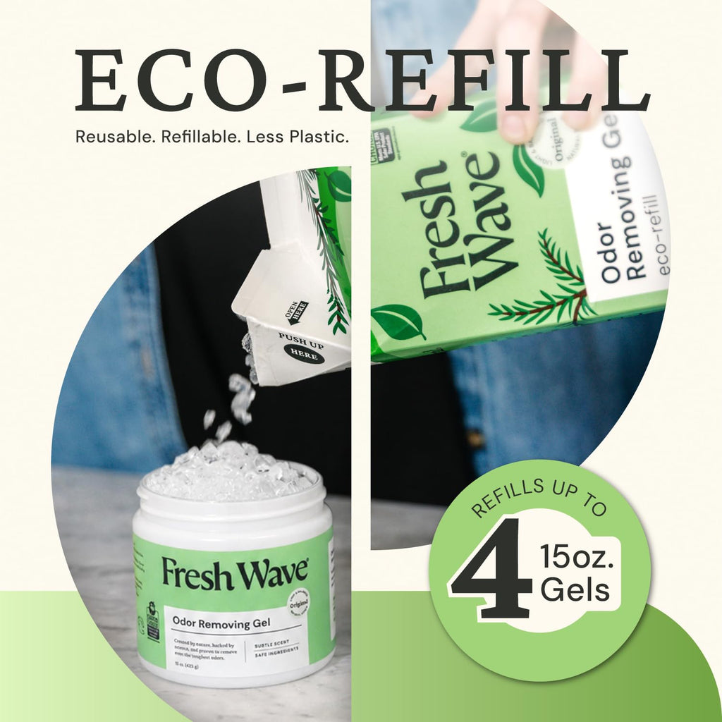 Fresh Wave Original Odor Eliminator Gel 2Pk 15 oz - Air Freshener for Home