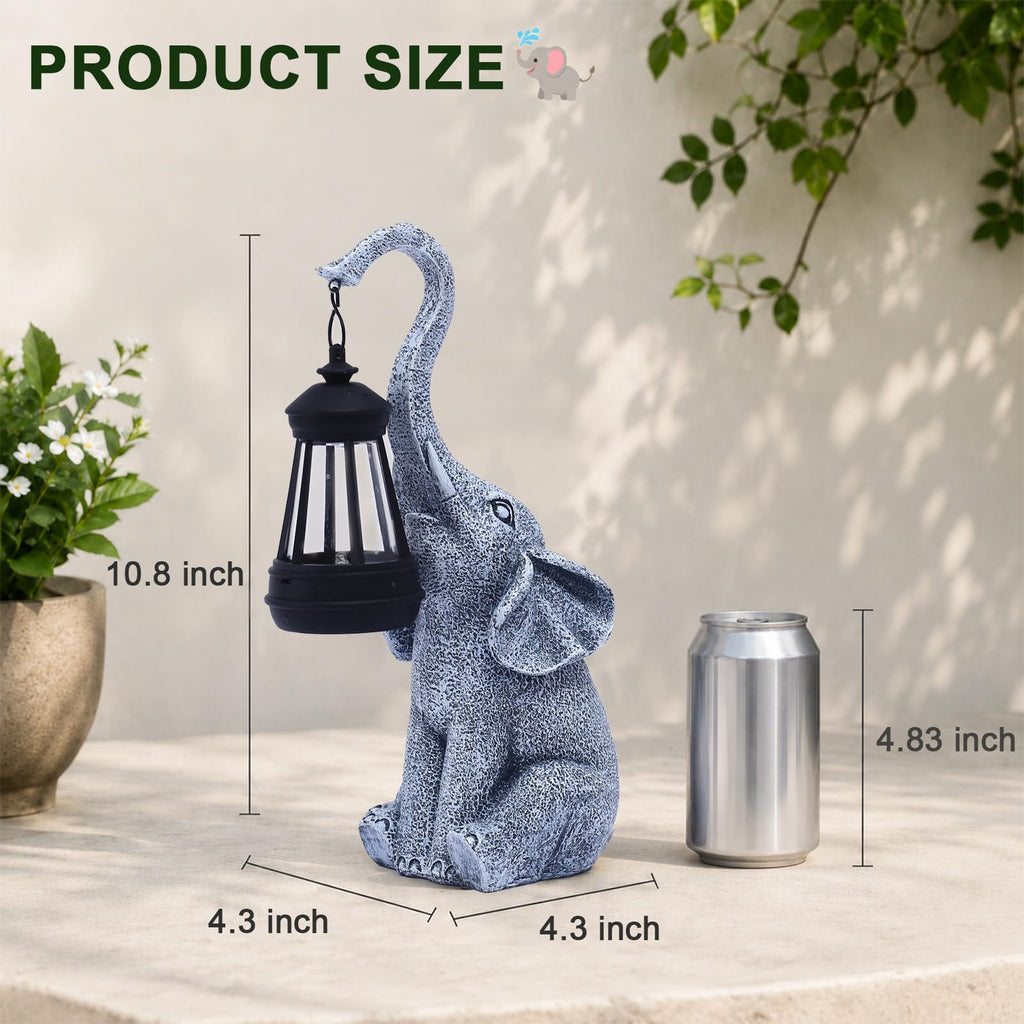 Goodeco Elephant Statue for Garden Decor with Gift Appeal