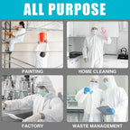 FURWEY Hazmat Suits Disposable Protective Coveralls, X-Large, 10 Pack