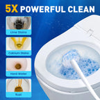 Zeefpod Toilet Brush Refills, Disposable Toilet Bowl Cleaner Refills for Toilet Cleaner Wand, Single-Use Hygienic Scrubber Pads, 150 Count