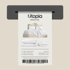 Queen Sheets Set, 4 Pieces 16" Deep Pocket Hotel Luxury Bed Sheets, White