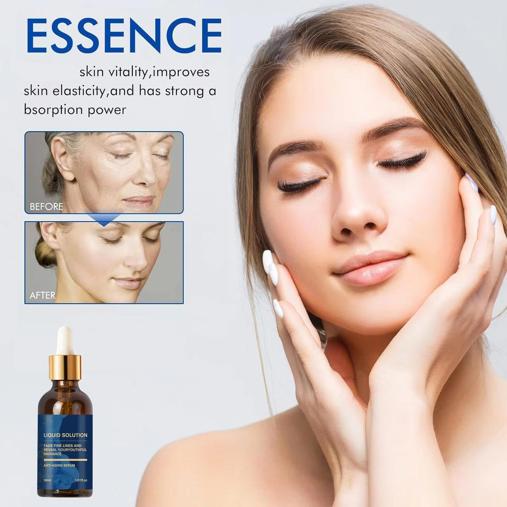 Olavita Face Serum, Olavita Serum, Anti Aging Face Tightening, Boost Skin Collagen, Reduce Wrinkles & Plump Skin(2pcs)