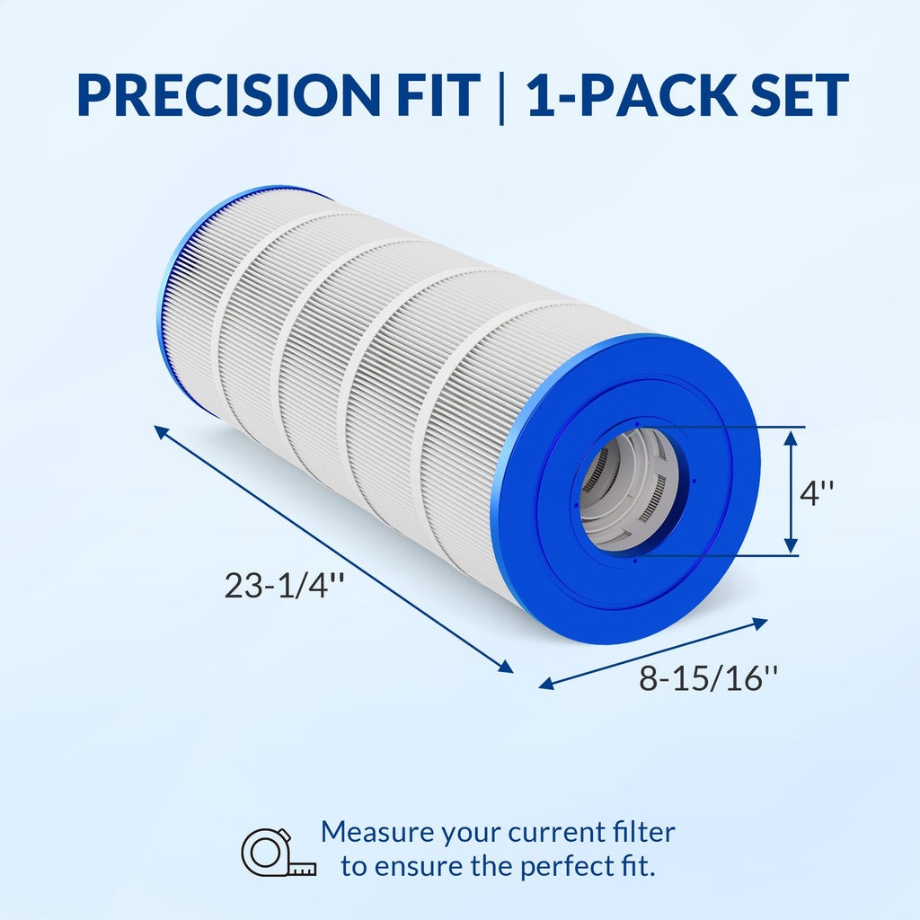 Swimara Pool Filter Cartridge, 5oz Trilobal Heavy-Duty Fabric, Ultra Series, Compatible with Hayward X-Stream CC1500 C1502, Replacement for CCX1500RE CX1520RE PXST150, 150 Sq. Ft. (8.9" Dia)