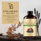 Handcraft Blends Jamaican Black Castor Oil - 12 Fl Oz - 100% Pure and Natural - Premium Grade Oil for Hair Growth, Eyelashes and Eyebrows - Carrier Oil - Hair and Body Oil