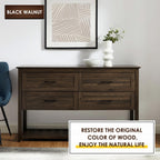 DWIL Water Based Wood Stain - Multiple Finishes, Fast Drying, Indoor and Outdoor Furniture, Wood Paneling, Cabinets and More, Low Odor ＆ Non-Toxic (8.5oz Black Walnut)-with Tools