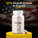 Menerals Mens Multivitamin – Powerful All in One Mineral Supplement for Men – Natural Trace Minerals with Fulvic Acid from Rich American Soil – Supports Daily Energy, Vitality, Focus, and Mens Health