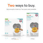 Munchkin Arm & Hammer Snap, Seal & Toss Refill Bags, 20 Pack