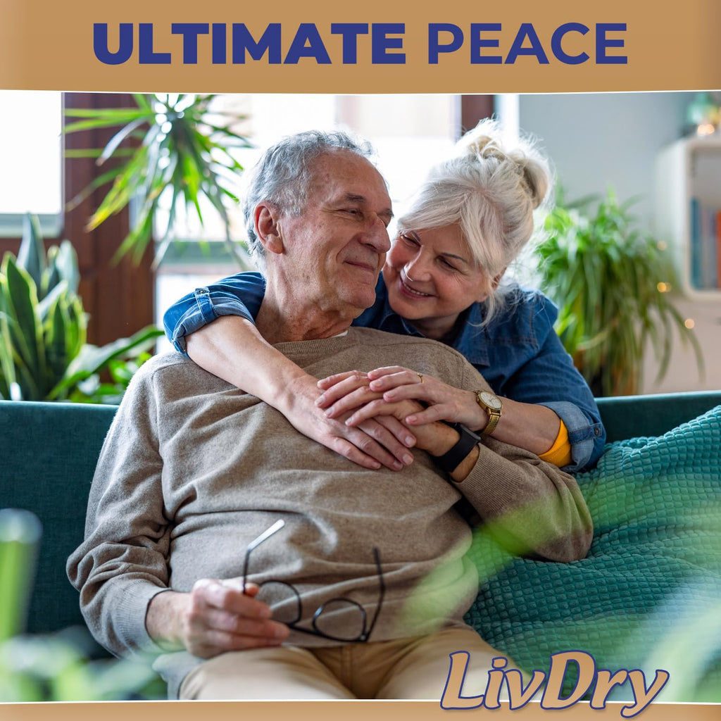 LivDry Ultimate Adult Incontinence Underwear, High Absorbency, Leak Cuff Protection, Small, 18-Pack