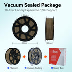 Kingroon Wood Color PLA Filament 1.75mm, 1kg Spool (2.2lbs), +/- 0.03mm Accuracy, Clog-Free 3D Printer Filament for Most FDM 3D Printers