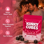 KINKY CUBES Gummies, Boost Mood, Vitamin & Mineral Supplements, 32 Gummies